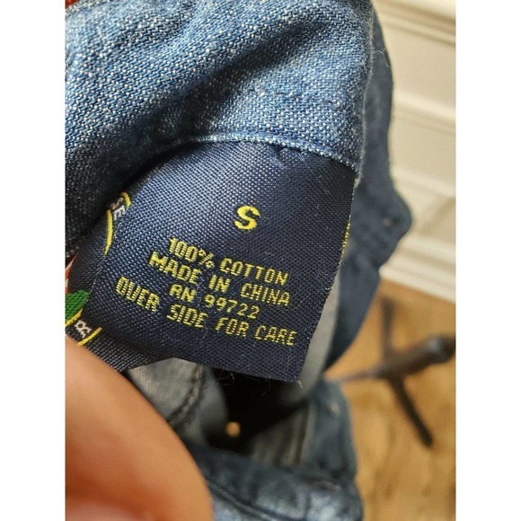 Light House Apparel Blue 100% Cotton Vintage Shirt - Picture 9 of 11